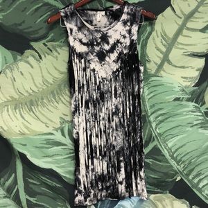 Tie-dyed Fringe Dress